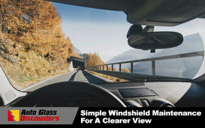 Simple Windshield Maintenance For A Clearer View